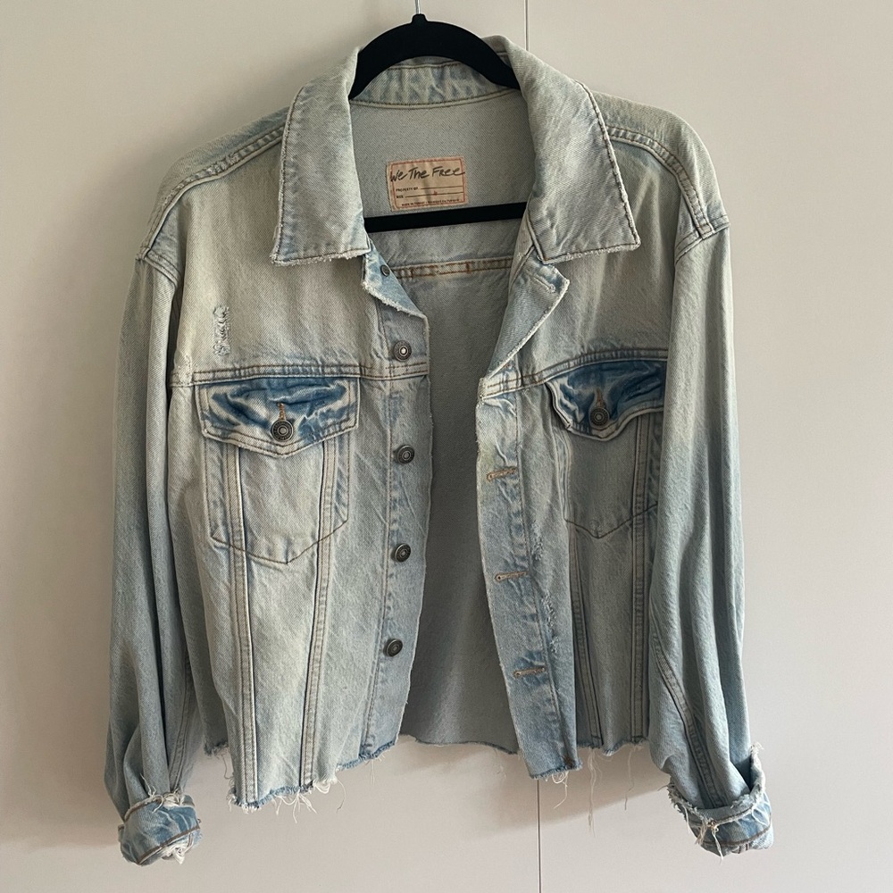 Free People Amelia Slouchy Trucker Jacket